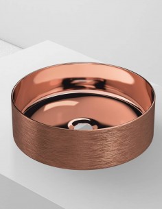 Lavabo fino CILIN COBRE de Probath