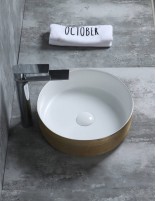 Detalle Lavabo fino CILIN ORO de Probath