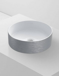 Lavabo fino CILIN PLATA de Probath