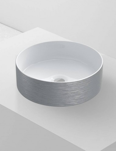 Lavabo fino CILIN PLATA de Probath