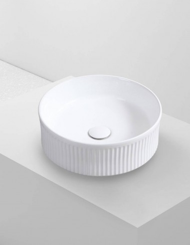 Lavabo fino CORINTIO BLANCO BRILLO de Probath