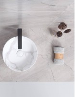 Detalle Lavabo fino CORINTO CALACATTA de Probath