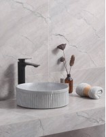 Detalle Lavabo fino CORINTO PIETRA de Probath