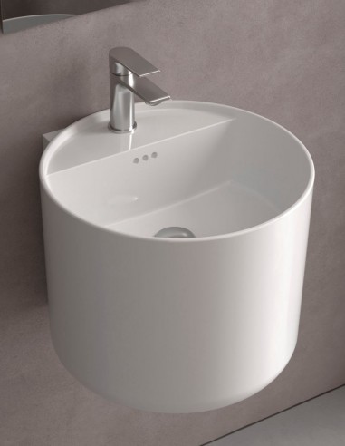 Lavabo a pared - Monolith Round de Salgar