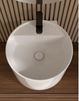 Lavabo a pared detalle