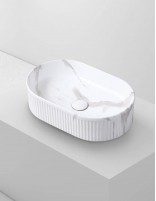 Lavabo fino CORINTO OVALO CALACATTA de Probath