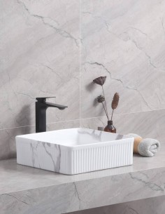 Lavabo fino CORINTO IBI CALACATTA de Probath 2