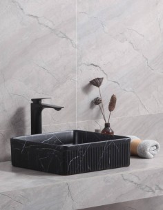 Lavabo fino CORINTO IBI NEGRO MARQUINA de Probath 2