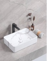 Detalle Lavabo fino CORINTO RT5034 CALACATTA de Probath