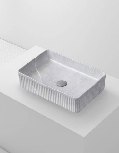 Lavabo fino CORINTO RT5034 GRIS PIETRA de Probath