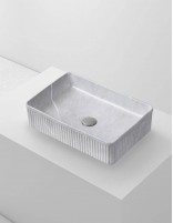 Lavabo fino CORINTO RT5034 GRIS PIETRA de Probath