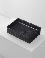Lavabo fino CORINTO RT5034 NEGRO MARQUINA de Probath