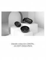 Detalle Lavabo Cristal 2.0 BOL NEGRO de Probath