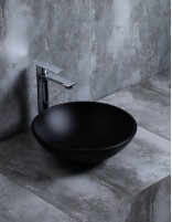 Detalle Lavabo Cristal 2.0 BOL NEGRO de Probath