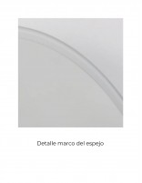 Detalle marco espejo con arenado