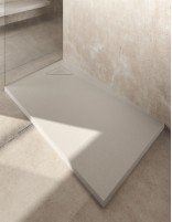 Nuovvo CORNER - plato de ducha con rejilla en la esquina y válvula incluidas