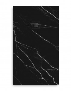 Plato ducha mármol negro de Nuovvo