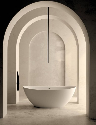 Detalle de Bañera exenta INARI de NUOVVO