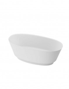 Detalle Bañera exenta ovalada blanca ARAL de NUOVVO 2