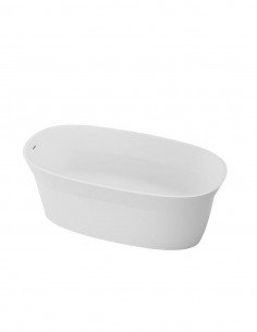 Bañera exenta blanca ovalada - LENN de NUOVVO 2