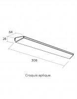 Aplique espejo baño LED