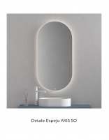 Detalles Mueble de baño Econic Compact 2 cajones + lavabo sobre encimera - de Royo