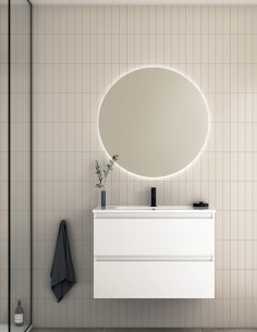 Mueble de baño Kena 2 cajones + lavabo integrado - ROYO 2