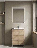 Mueble de baño KENA 60 cm Nogal Arenado