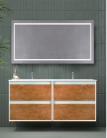 Mueble de baño 120 cm modelo AZO Rustik