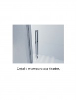 Mampara frontal abatible modelo LOTO asa