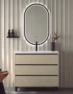 Mueble con detalles negros 3 cajones - VERSO 2