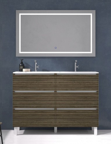 Mueble 6 cajones - lavabo doble seno...