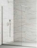 Mampara níquel fija modelo vidrio de 8 mm. SCREEN de GME