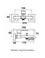 Croquis bañera LUXOR
