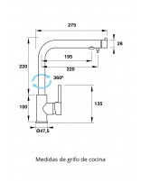 Croquis cocina cromo osmosis OSLO