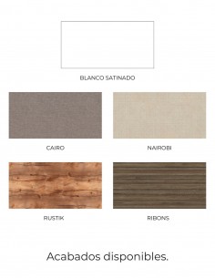 Mueble con lavabo + Espejo Óvalo - ENMA 2 cajones 2