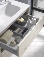 Mueble con lavabo + Espejo Óvalo - ENMA 2 cajones Detalle cajón enma