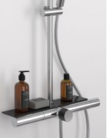 Barra ducha repisa detalle inferior