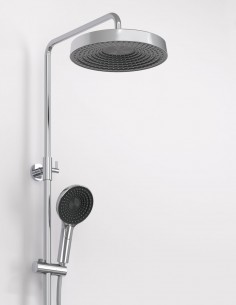 Barra ducha repisa modelo MILO cromo 2