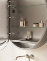 Camerino redondo detalle baldas