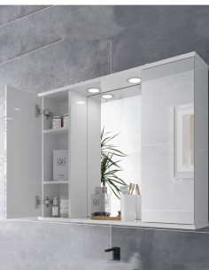 Espejo camerino baño 2 puerta cristal - Loira de Salgar