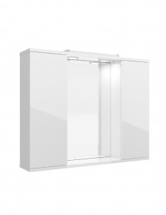 Espejo camerino baño 2 puerta blanco - Loira de Salgar