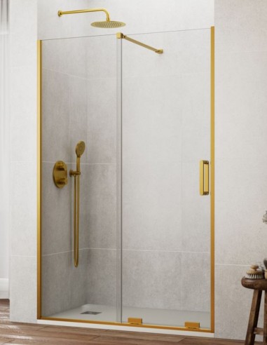 Mampara corredera dorada - 8 mm. KENNA de GME