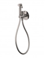 Grifo monomando empotrado para bidé níquel cepillado - Round GME