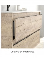 Detalle tirador en negro