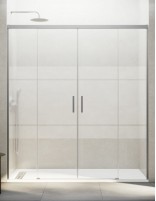 Mampara Basic GME Níquel decorada