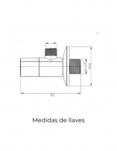 Llave de escuadra blanco mate - de Probath 2