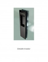 Tirador Mampara de ducha angular negra 2 fijos + 2 correderas - SIENA de Kassandra