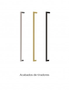 Mampara angular oro 2 fijos y 2 puertas correderas - PAVIA de Kassandra 2