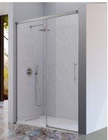 Mampara de ducha cromo 1 fijo + 1 puerta corredera - URBAN de Kassandra